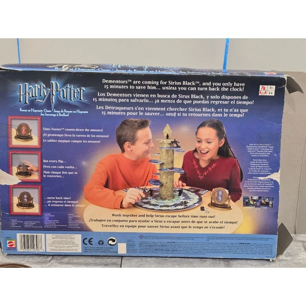 Harry‎ Potter Rescue At Hogwarts Board Game By Mattel 2003 Missing 1 Ghost
